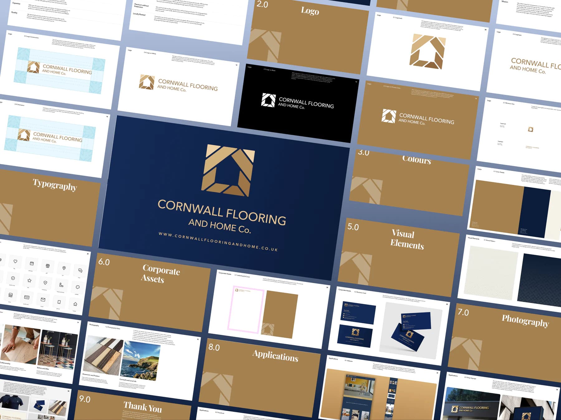 Cornwall Flooring and Home Co. | Brand Identity