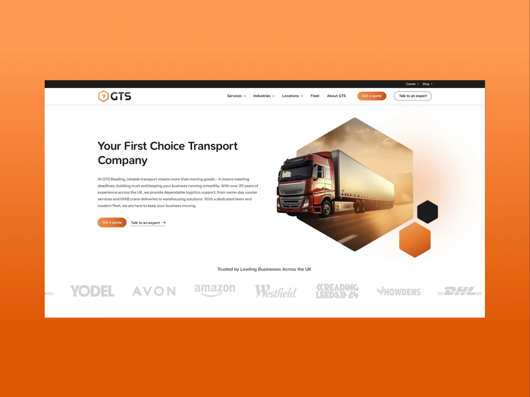 GTS Reading | WordPress Redesign