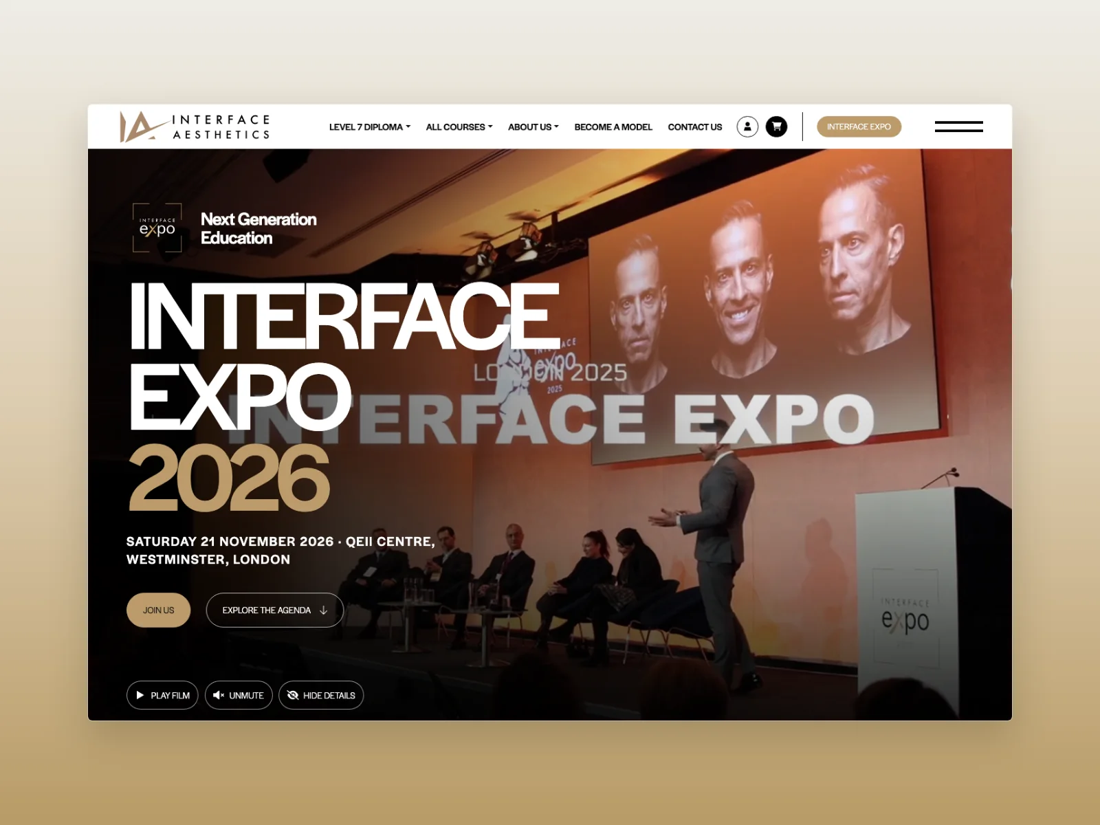 Interface Expo | WordPress Event Landing Page