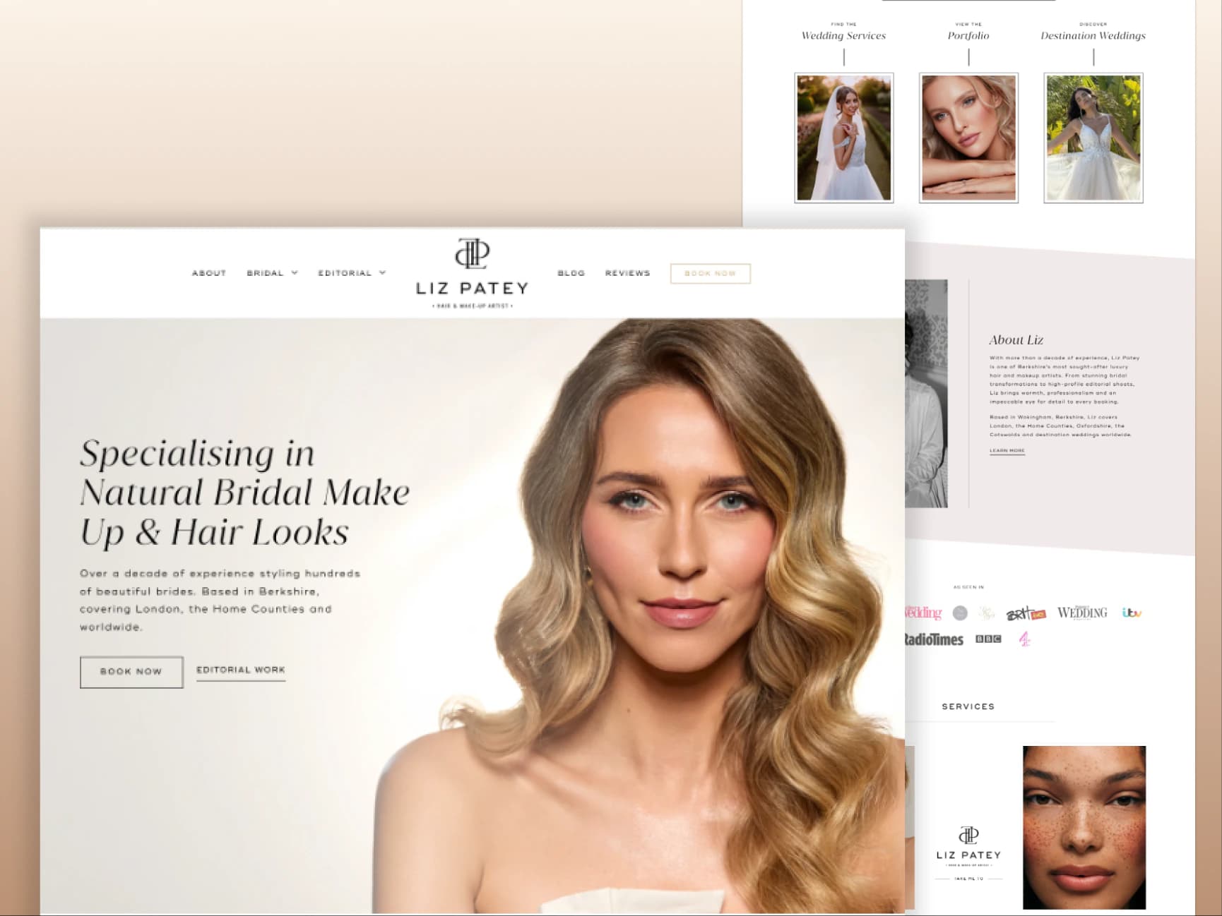 Liz Patey Makeup | WordPress Rebuild