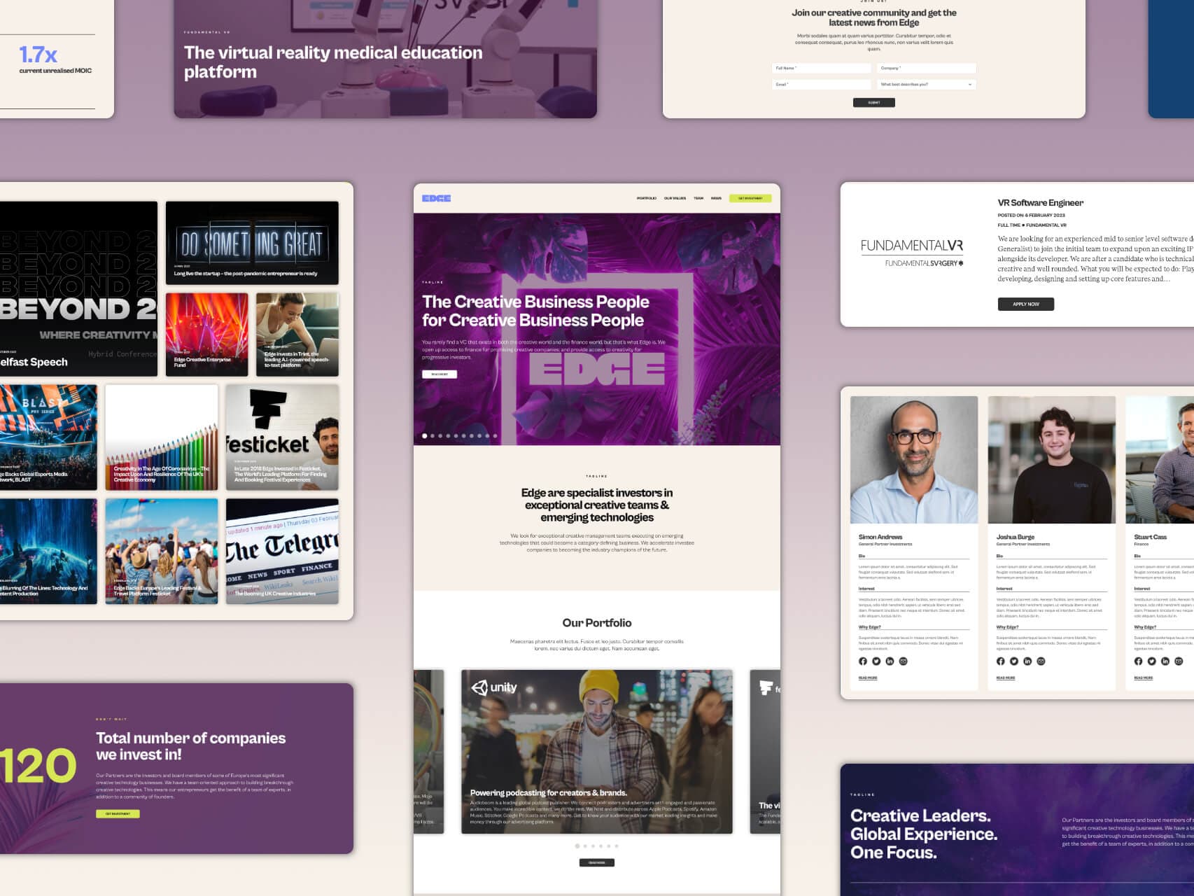 Edge UX/UI Design project