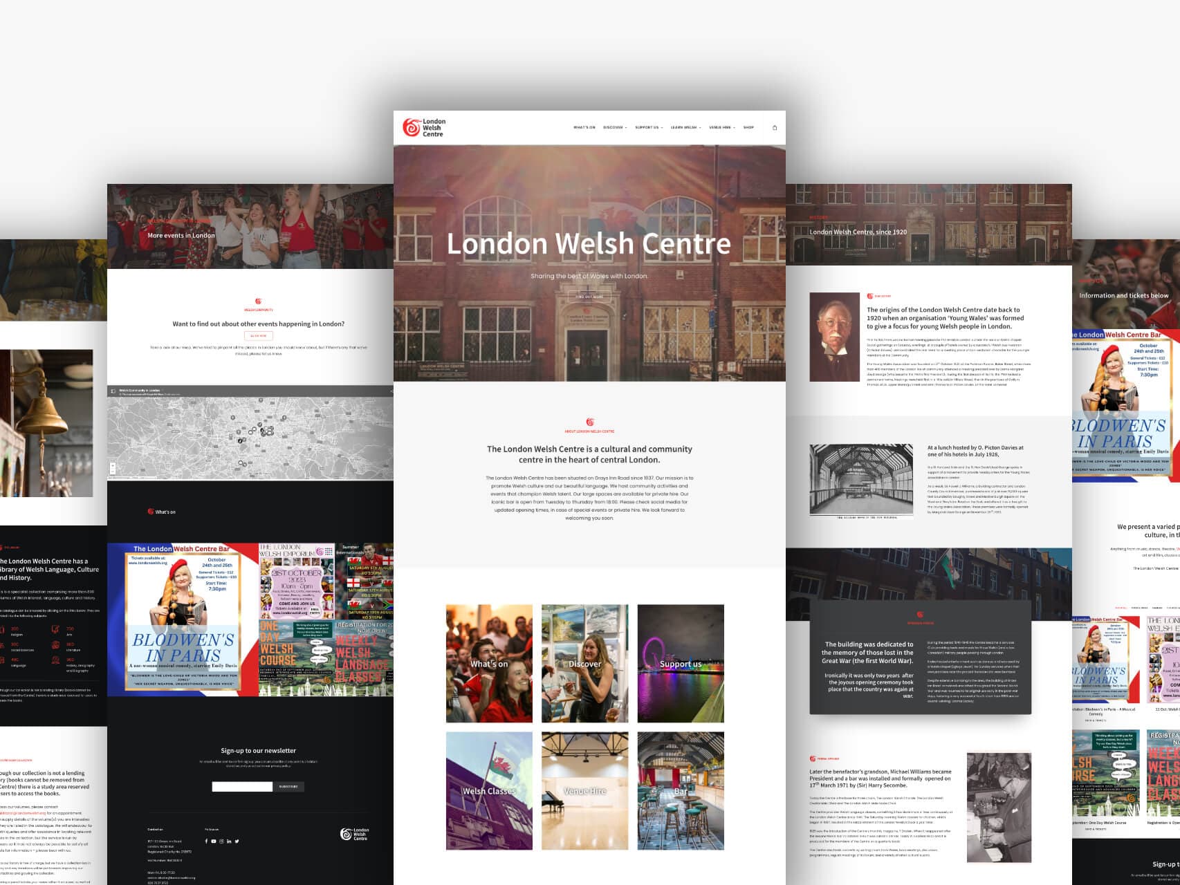 London Welsh Center | WordPress Build
