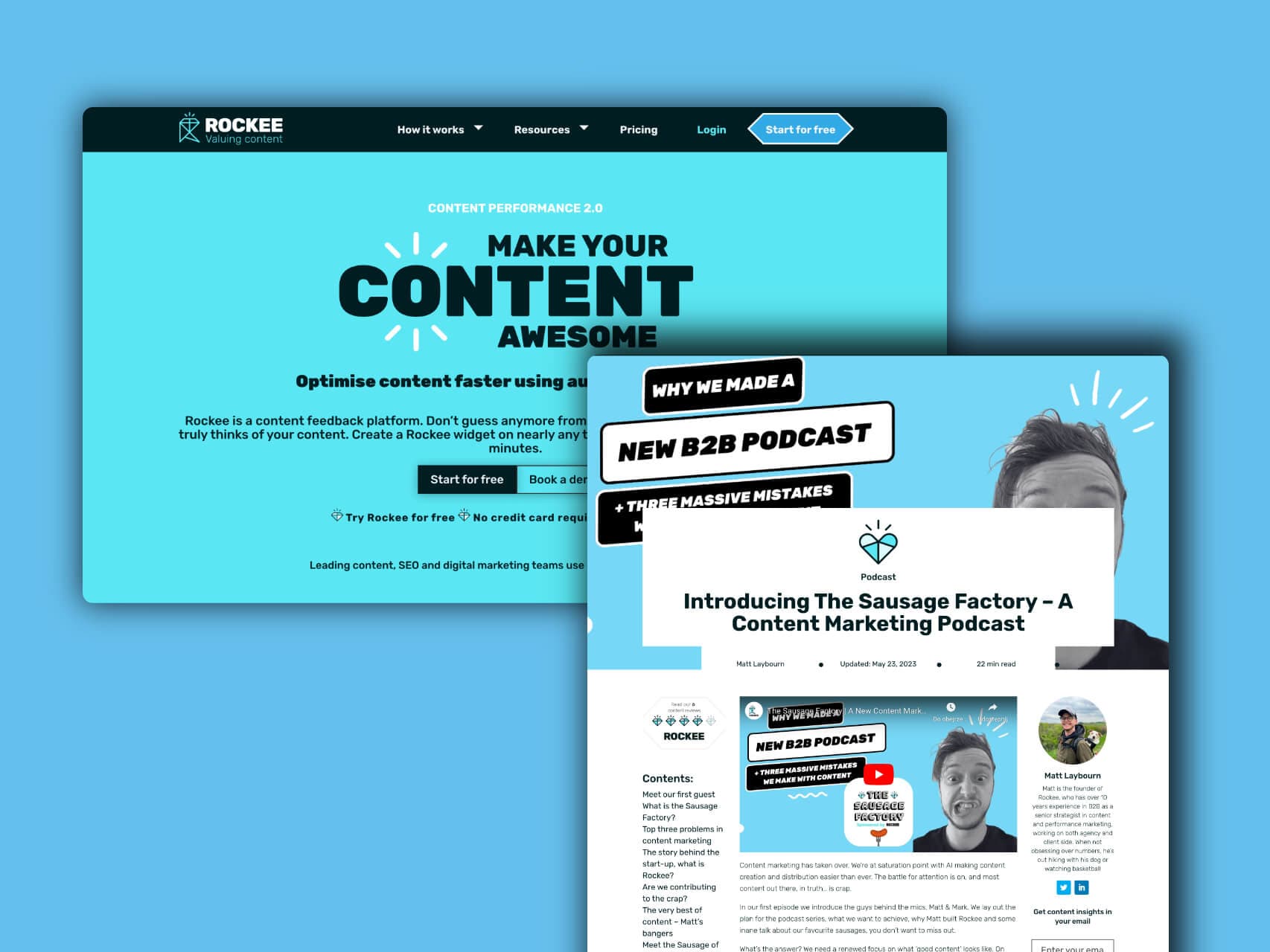 Rockee WordPress Development project