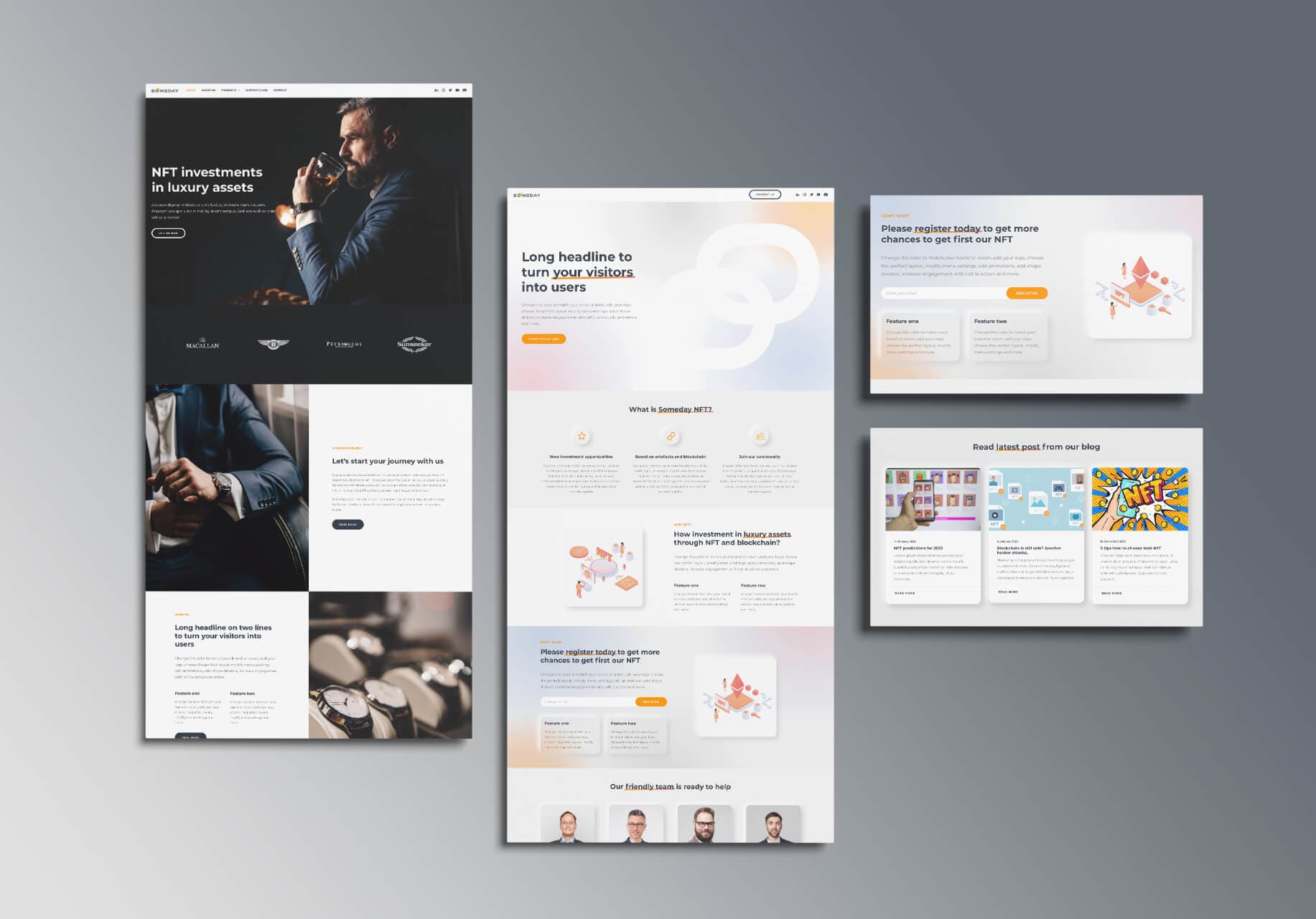 SomedayNFT UX/UI Design project