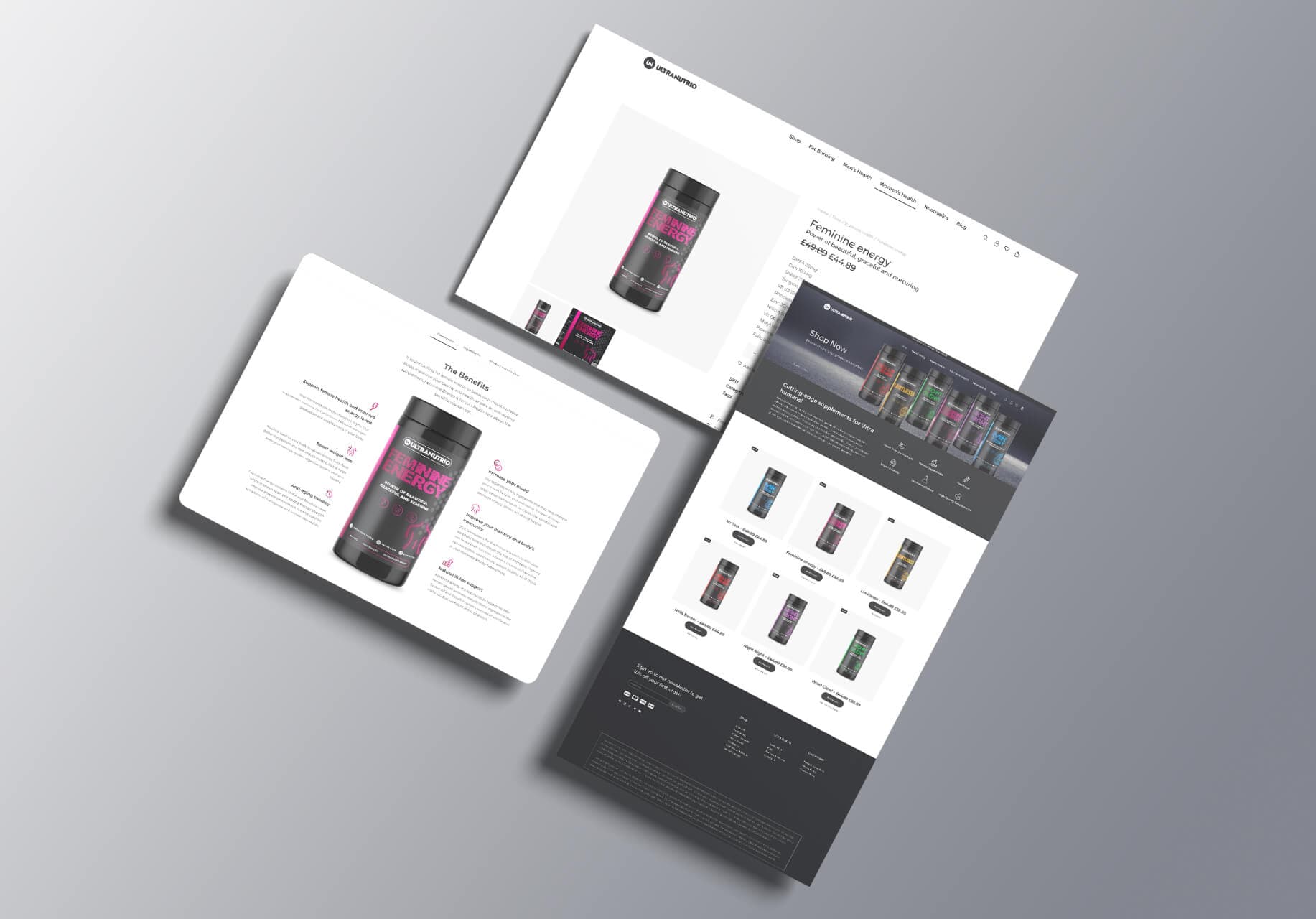 Ultra Nutrio | Web Design - Image 4